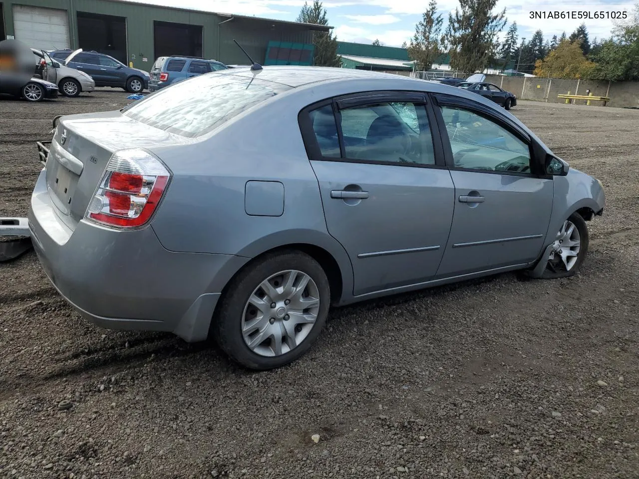 2009 Nissan Sentra 2.0 VIN: 3N1AB61E59L651025 Lot: 75493914