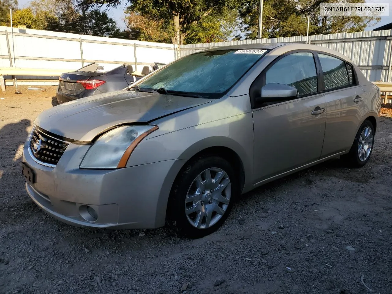 3N1AB61E29L631735 2009 Nissan Sentra 2.0