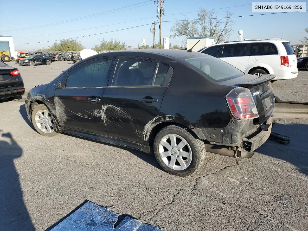 2009 Nissan Sentra 2.0 VIN: 3N1AB61E49L691256 Lot: 75756684