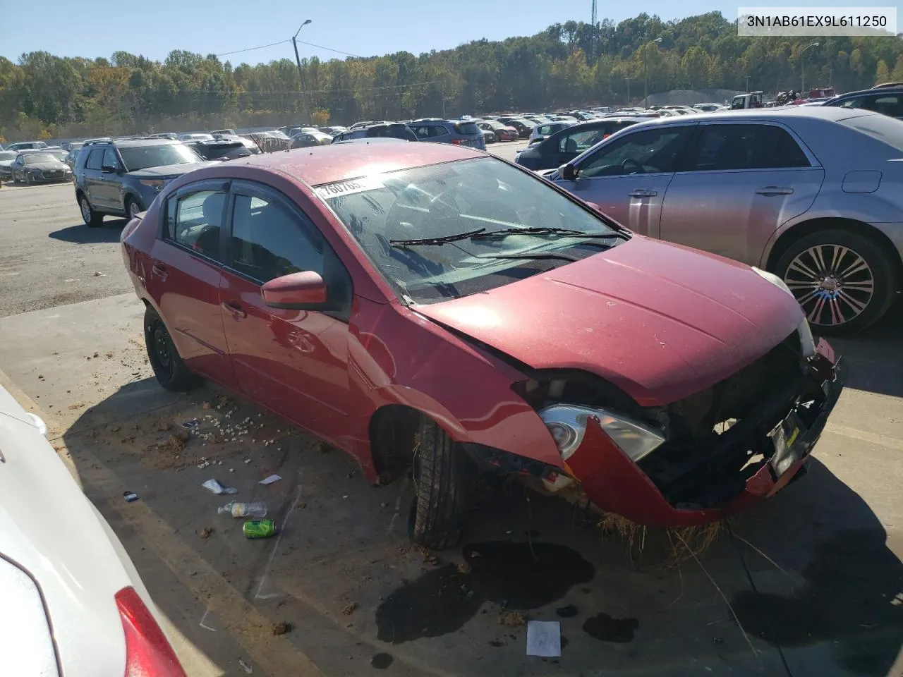 2009 Nissan Sentra 2.0 VIN: 3N1AB61EX9L611250 Lot: 76076584