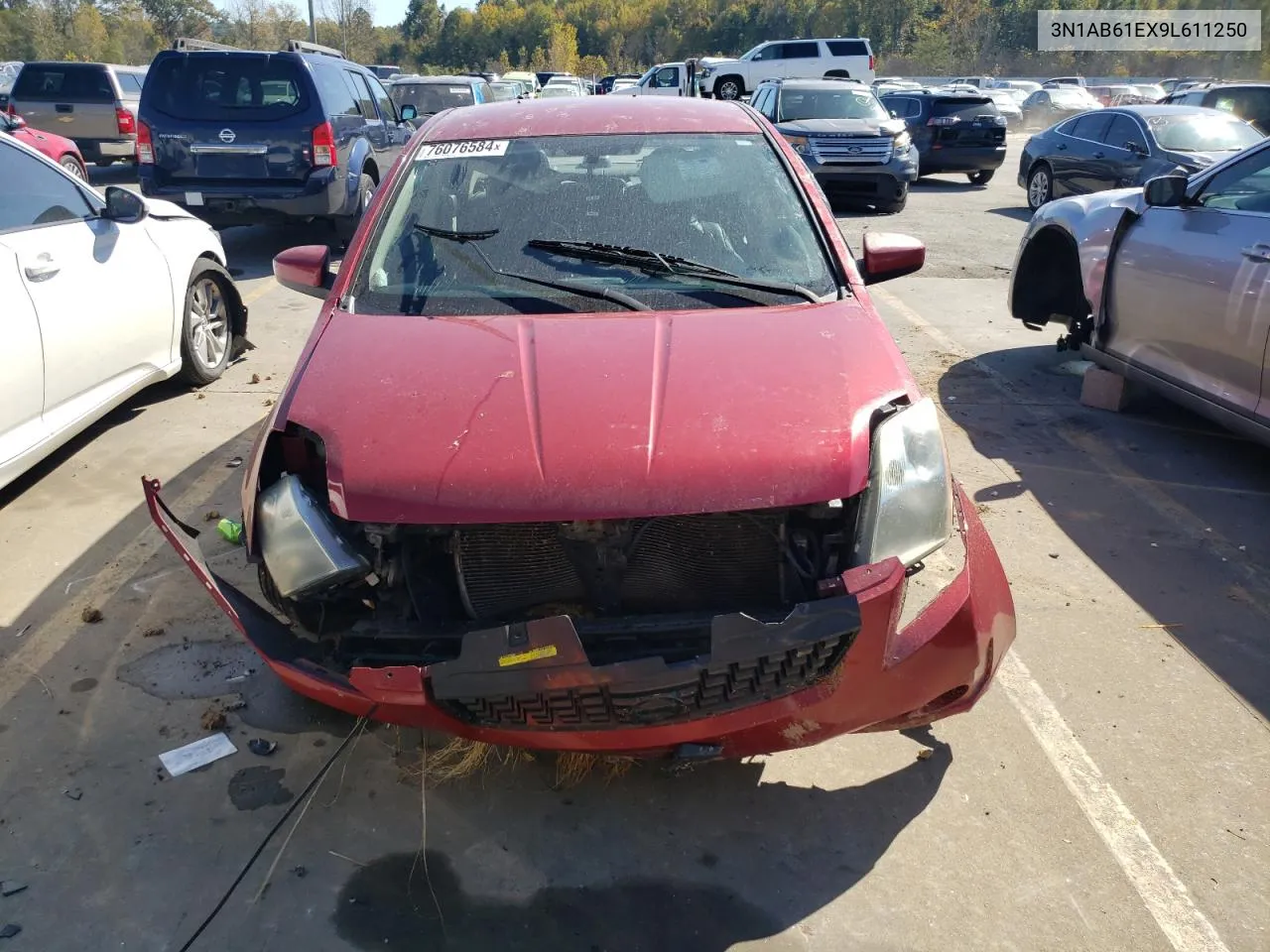 2009 Nissan Sentra 2.0 VIN: 3N1AB61EX9L611250 Lot: 76076584