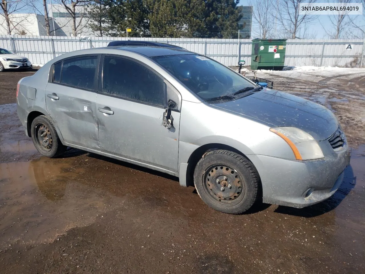 2010 Nissan Sentra 2.0 VIN: 3N1AB6AP8AL694019 Lot: 35849733