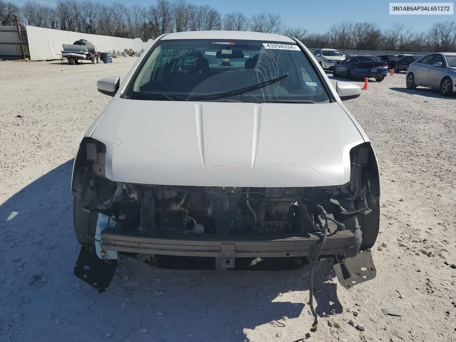 2010 Nissan Sentra 2.0 VIN: 3N1AB6AP3AL651272 Lot: 43294334