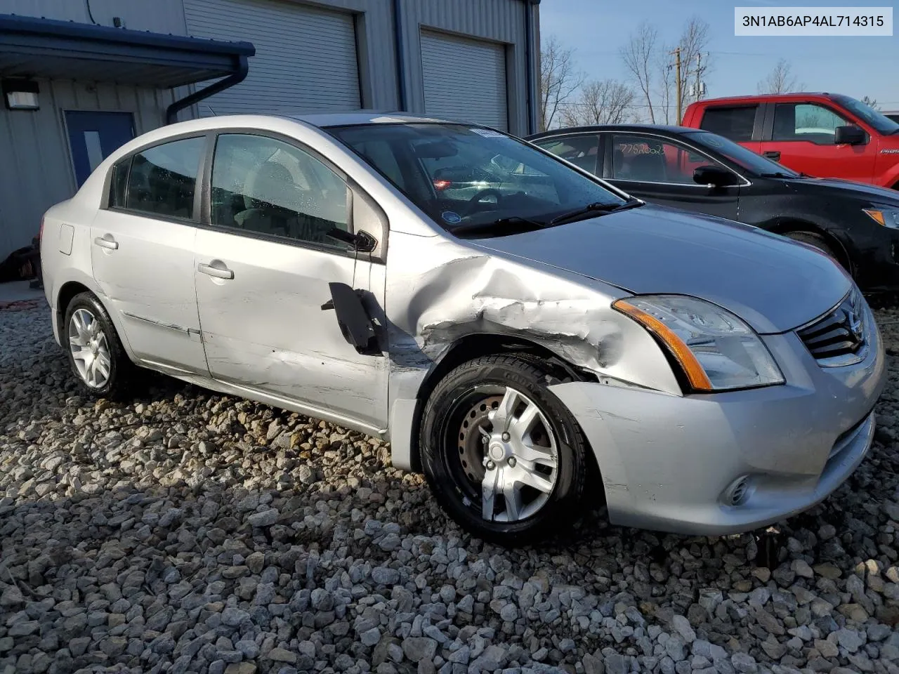 2010 Nissan Sentra 2.0 VIN: 3N1AB6AP4AL714315 Lot: 44462384