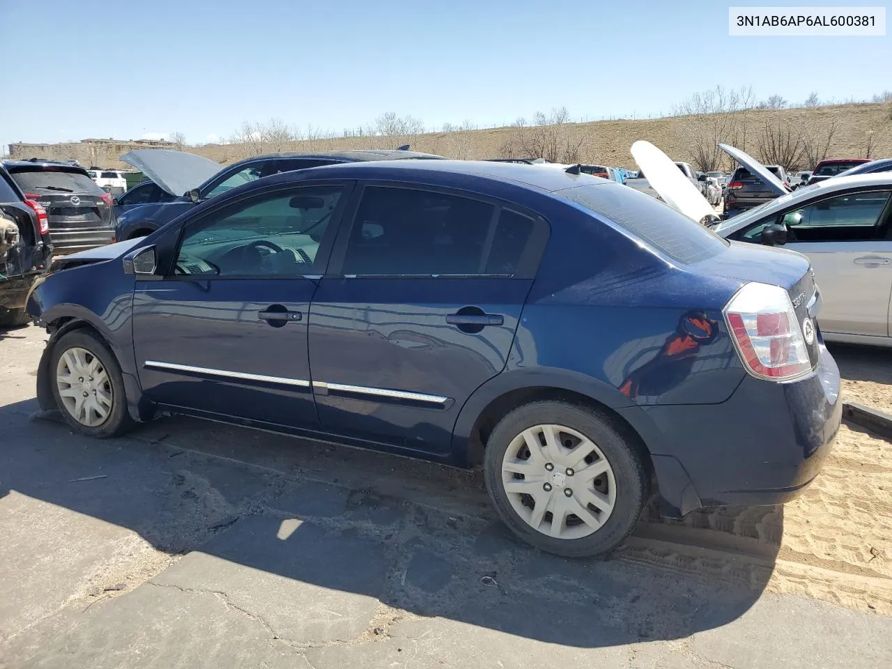 2010 Nissan Sentra 2.0 VIN: 3N1AB6AP6AL600381 Lot: 50002624