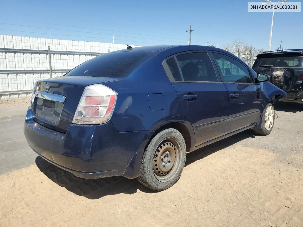 3N1AB6AP6AL600381 2010 Nissan Sentra 2.0