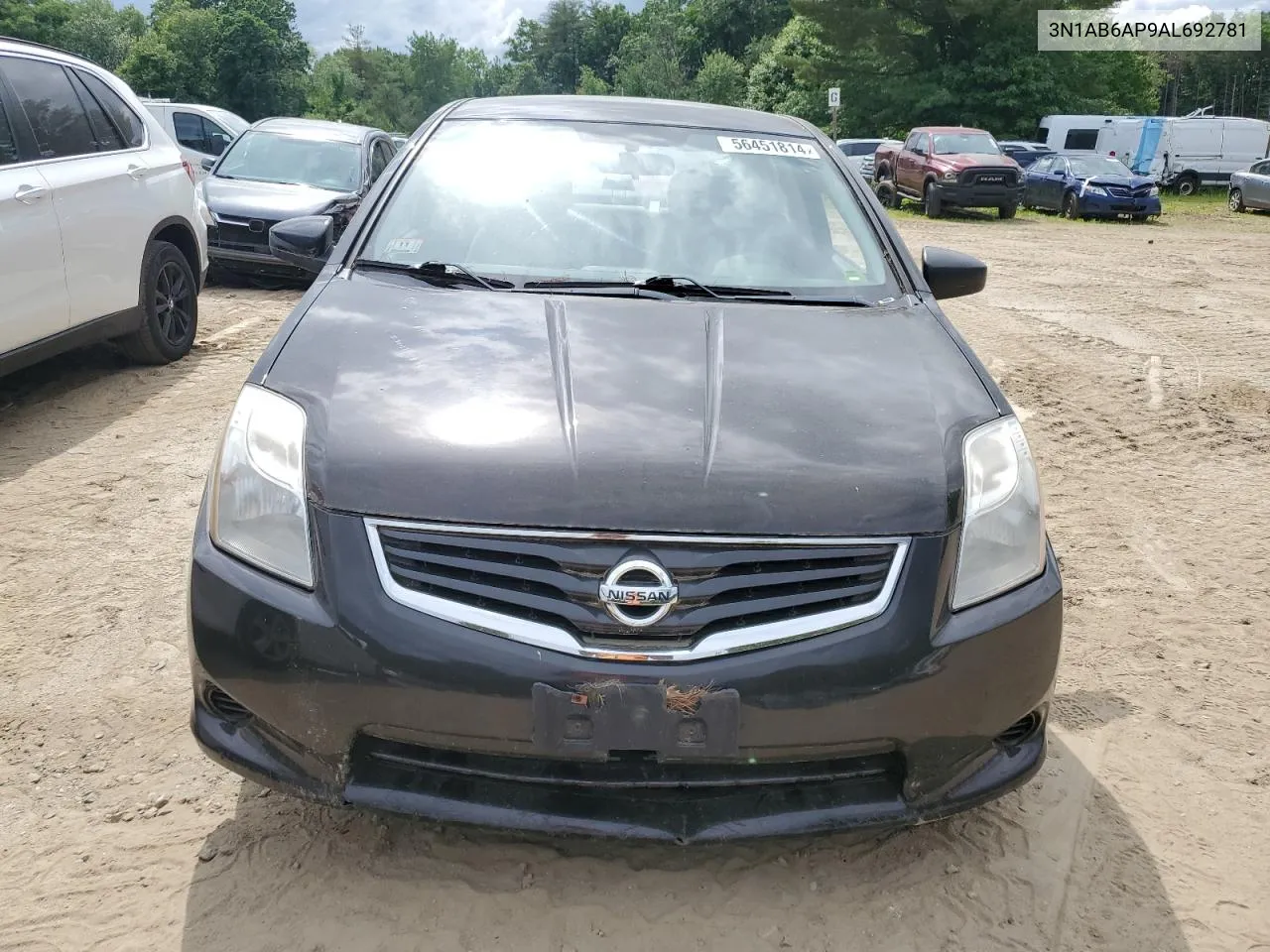 2010 Nissan Sentra 2.0 VIN: 3N1AB6AP9AL692781 Lot: 56451814