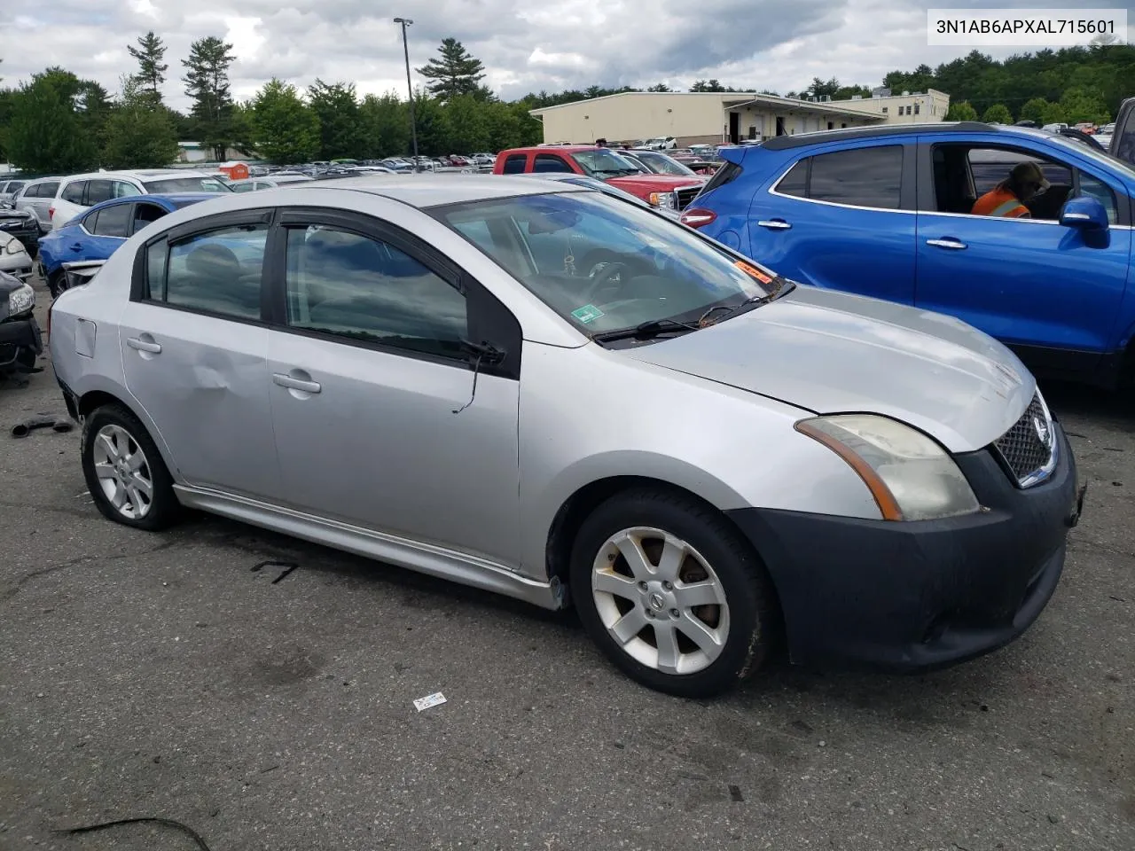 2010 Nissan Sentra 2.0 VIN: 3N1AB6APXAL715601 Lot: 58007084