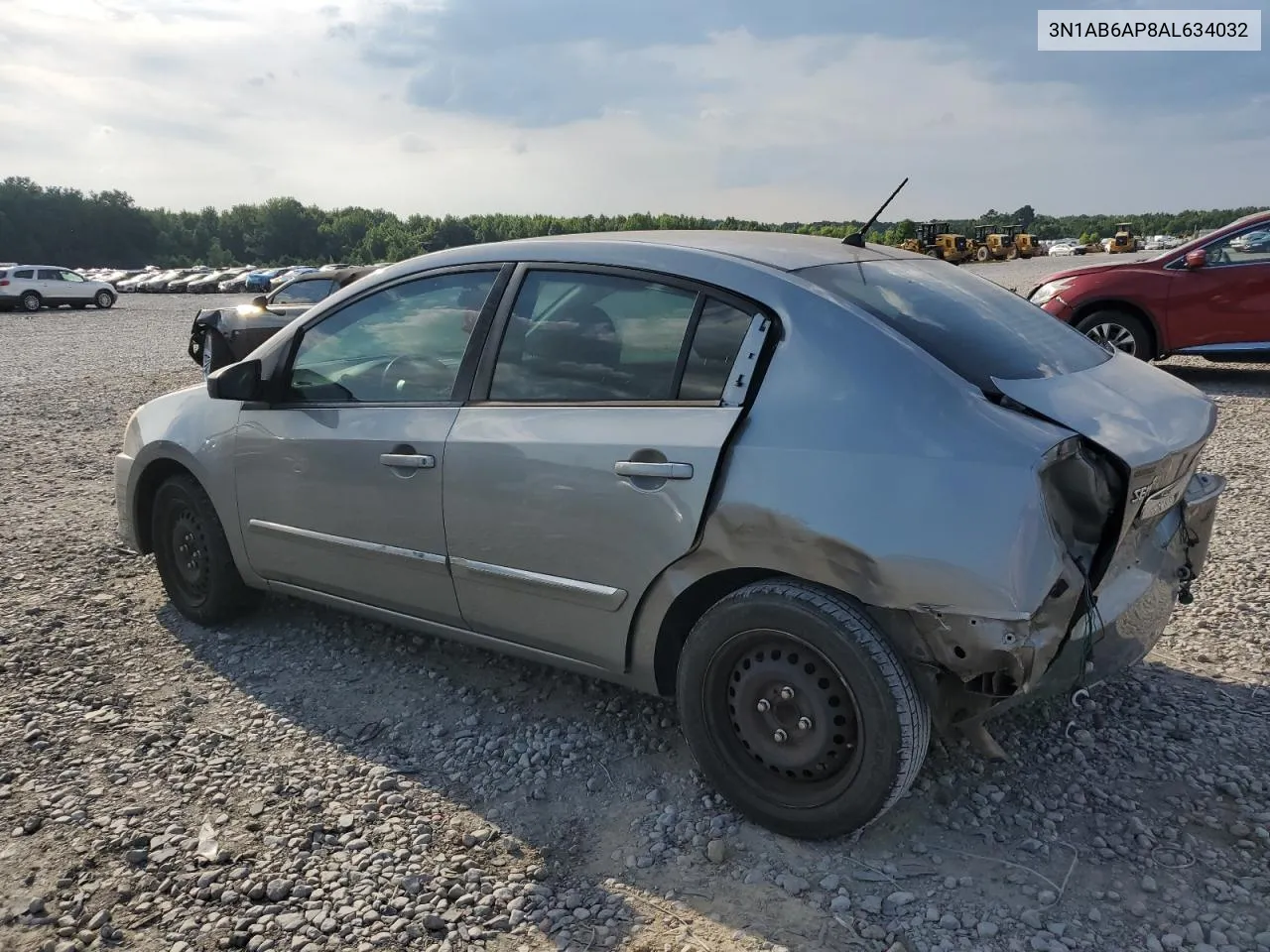 3N1AB6AP8AL634032 2010 Nissan Sentra 2.0