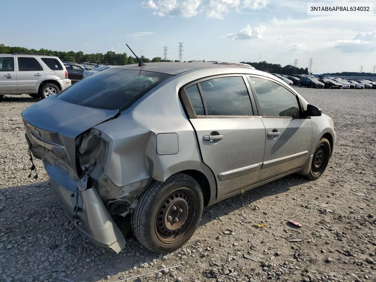 2010 Nissan Sentra 2.0 VIN: 3N1AB6AP8AL634032 Lot: 58199634