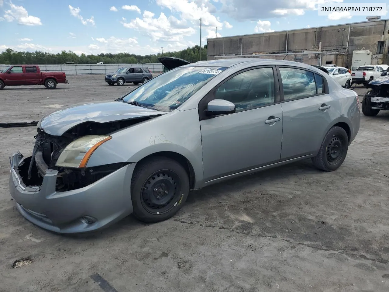 2010 Nissan Sentra 2.0 VIN: 3N1AB6AP8AL718772 Lot: 60105474