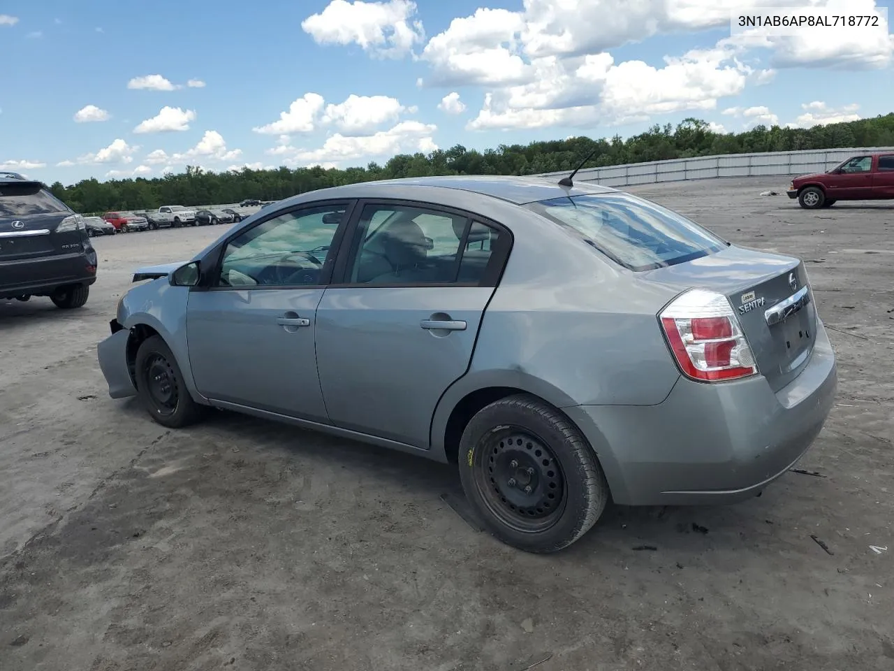 3N1AB6AP8AL718772 2010 Nissan Sentra 2.0