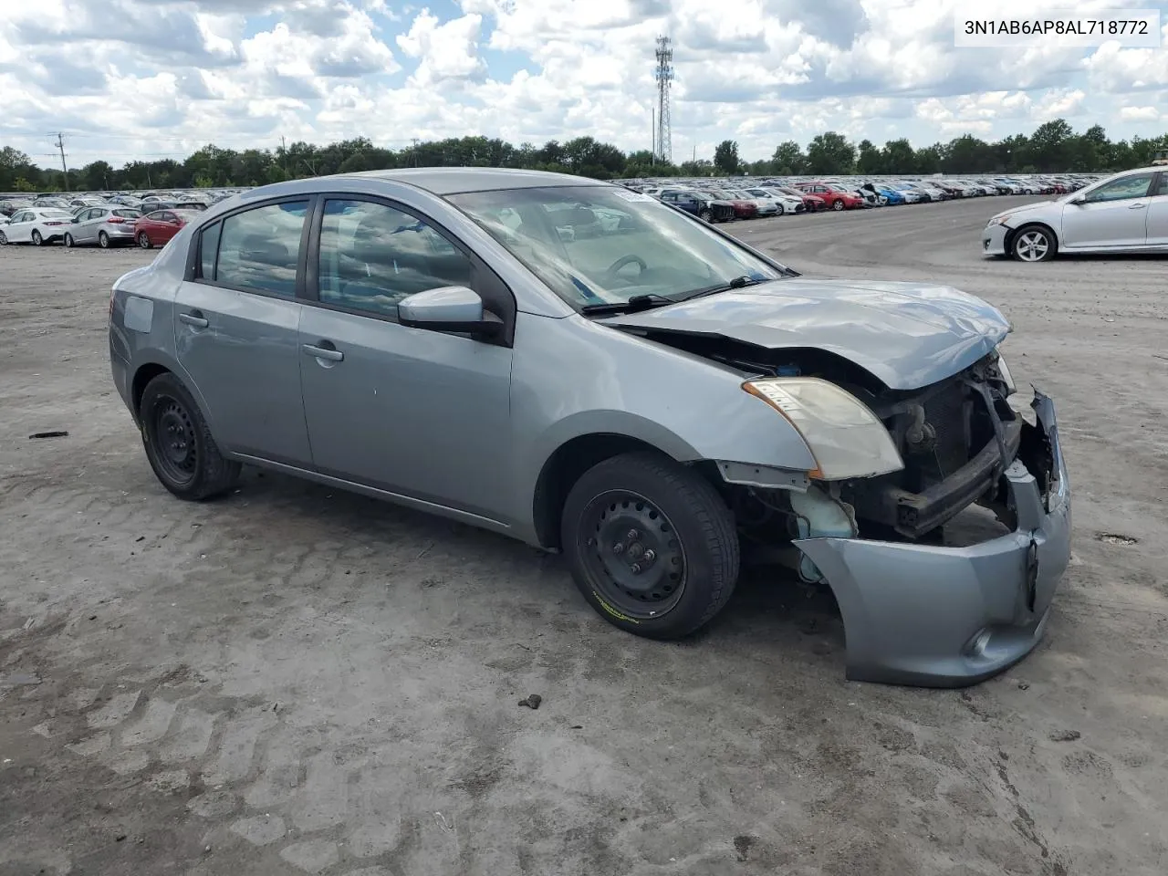 2010 Nissan Sentra 2.0 VIN: 3N1AB6AP8AL718772 Lot: 60105474