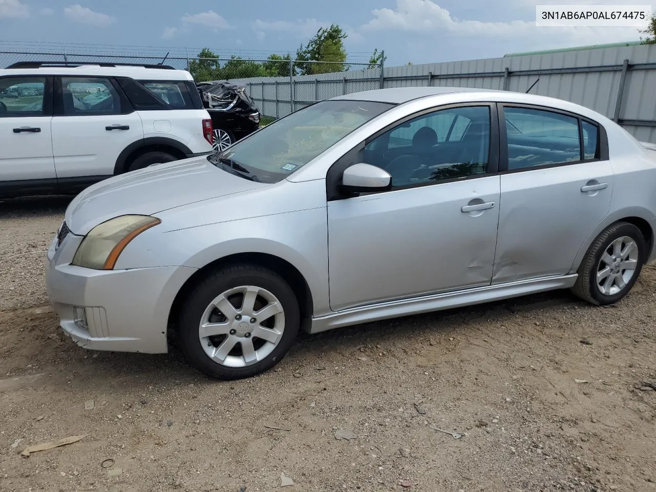 2010 Nissan Sentra 2.0 VIN: 3N1AB6AP0AL674475 Lot: 62353544