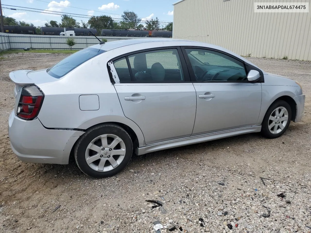 2010 Nissan Sentra 2.0 VIN: 3N1AB6AP0AL674475 Lot: 62353544