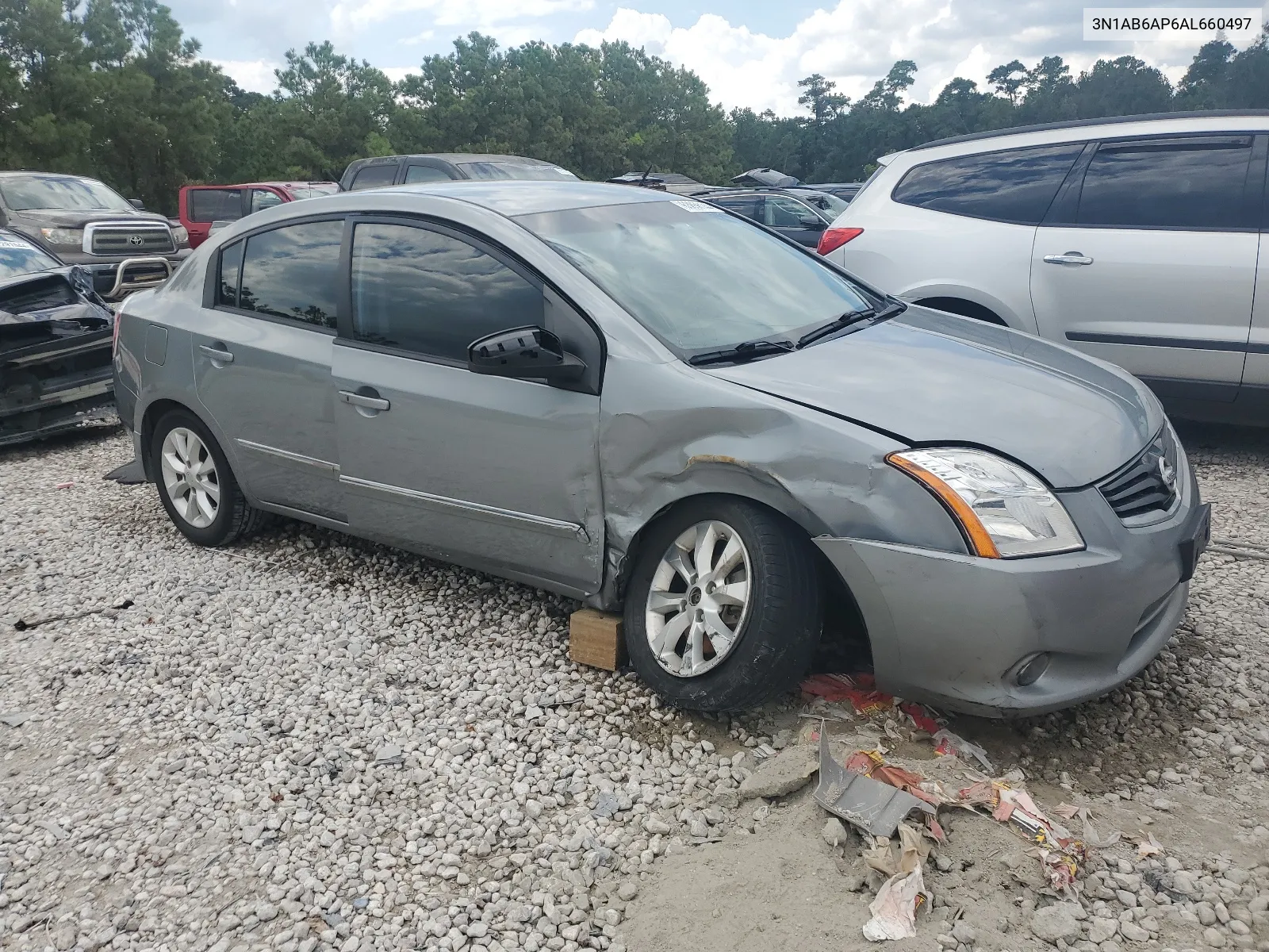 2010 Nissan Sentra 2.0 VIN: 3N1AB6AP6AL660497 Lot: 63856144