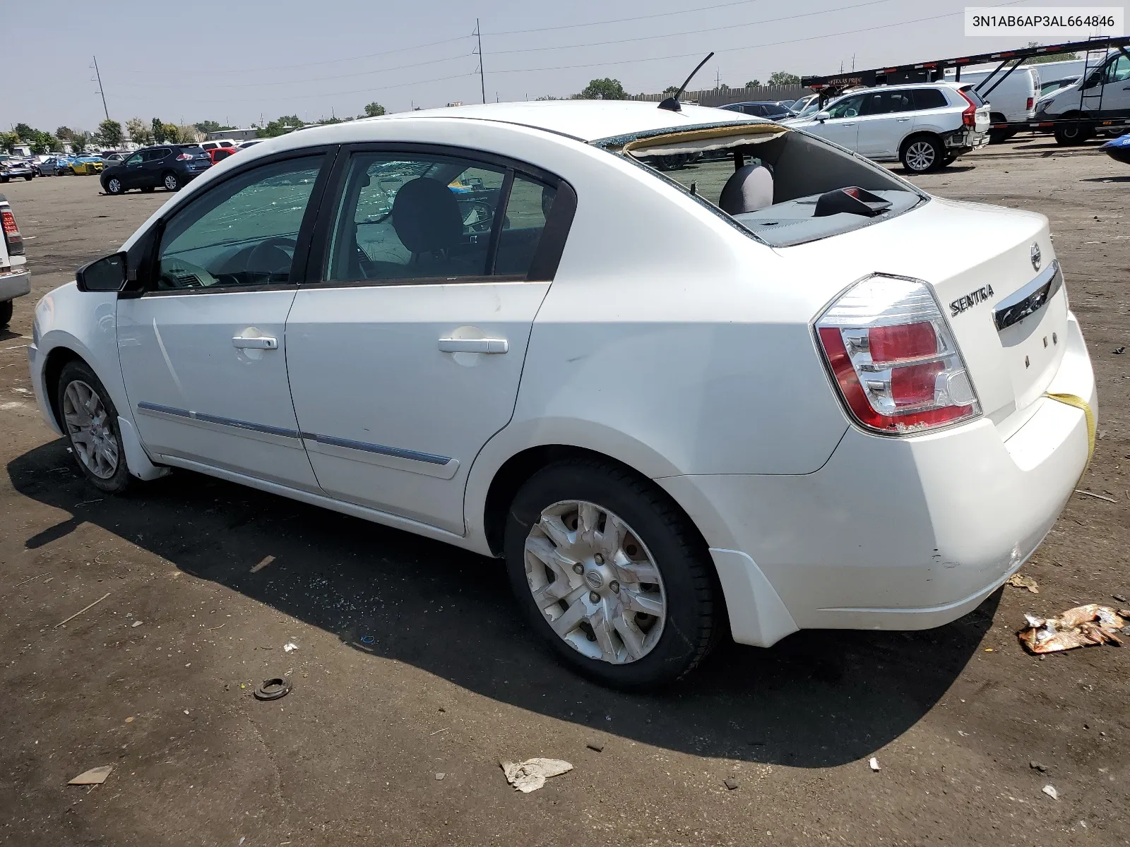 2010 Nissan Sentra 2.0 VIN: 3N1AB6AP3AL664846 Lot: 64878354