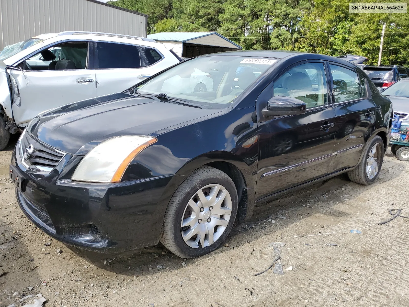 2010 Nissan Sentra 2.0 VIN: 3N1AB6AP4AL664628 Lot: 66060314