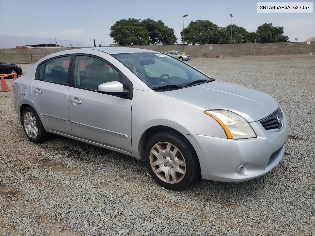 2010 Nissan Sentra 2.0 VIN: 3N1AB6AP6AL637057 Lot: 66420994