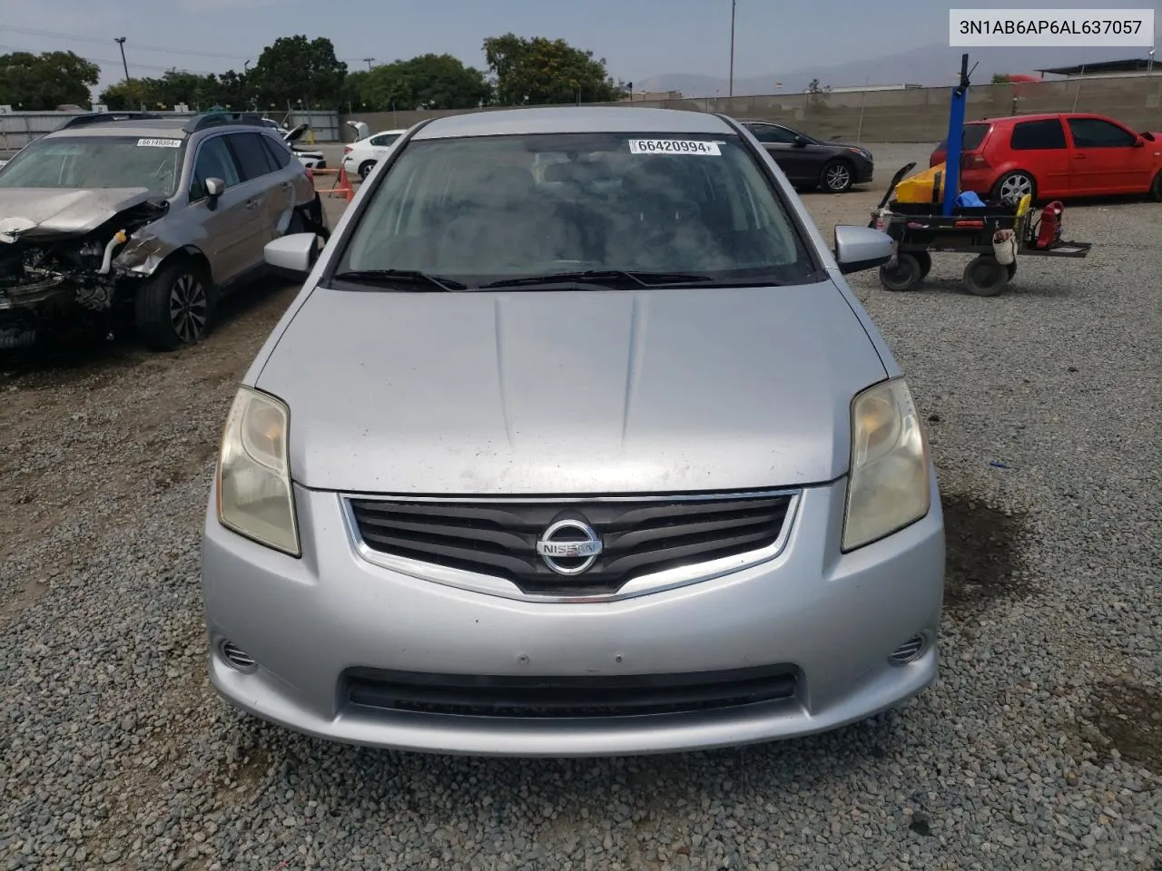 2010 Nissan Sentra 2.0 VIN: 3N1AB6AP6AL637057 Lot: 66420994