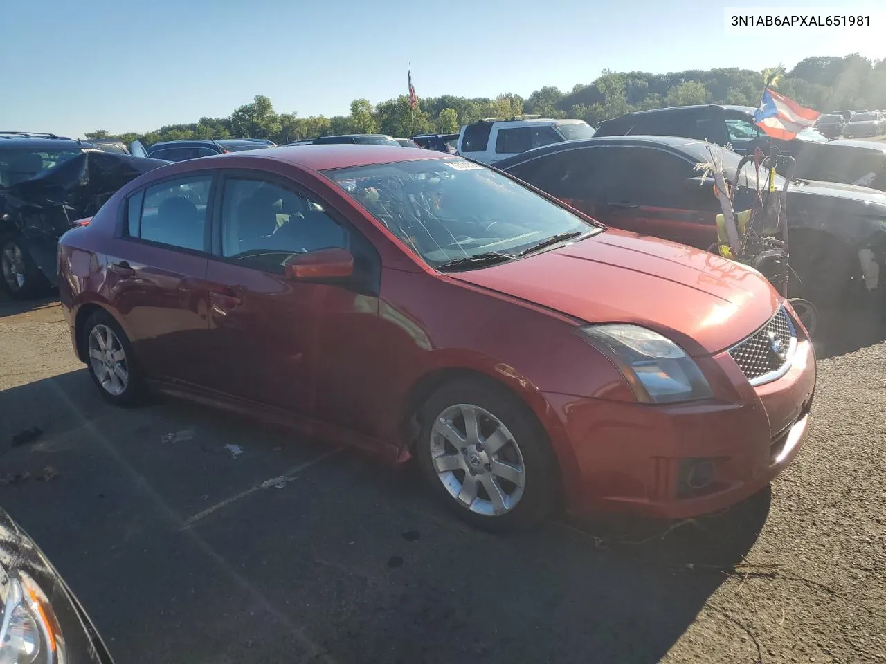 2010 Nissan Sentra 2.0 VIN: 3N1AB6APXAL651981 Lot: 67080594