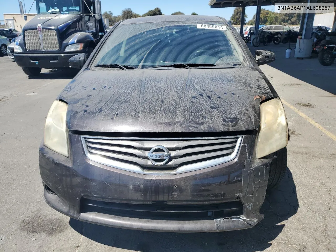 2010 Nissan Sentra 2.0 VIN: 3N1AB6AP1AL608257 Lot: 68469014