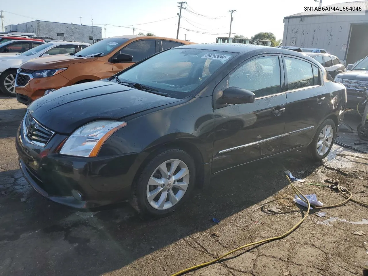 2010 Nissan Sentra 2.0 VIN: 3N1AB6AP4AL664046 Lot: 69000044