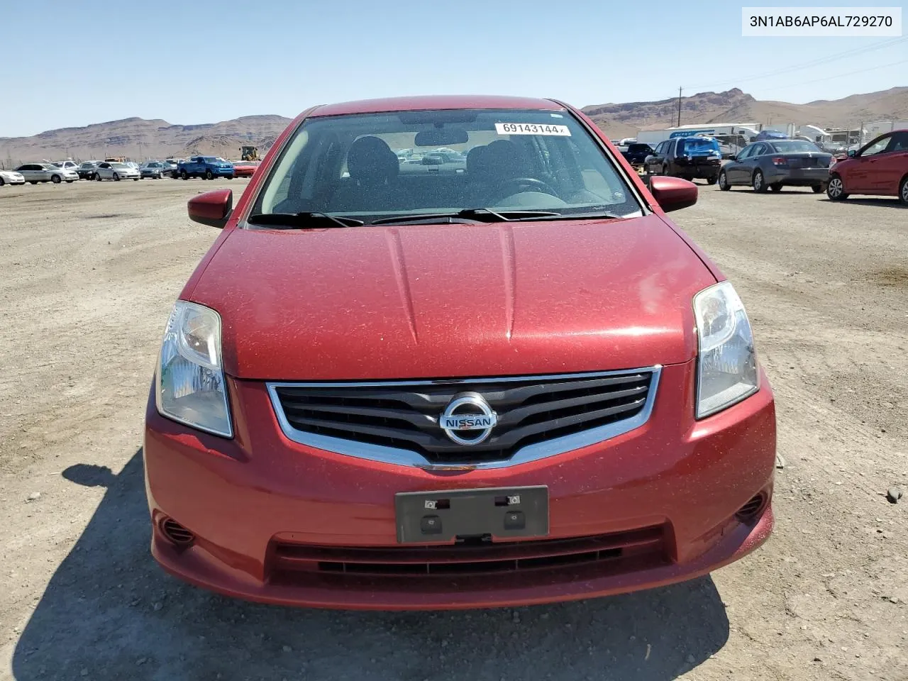 2010 Nissan Sentra 2.0 VIN: 3N1AB6AP6AL729270 Lot: 69143144