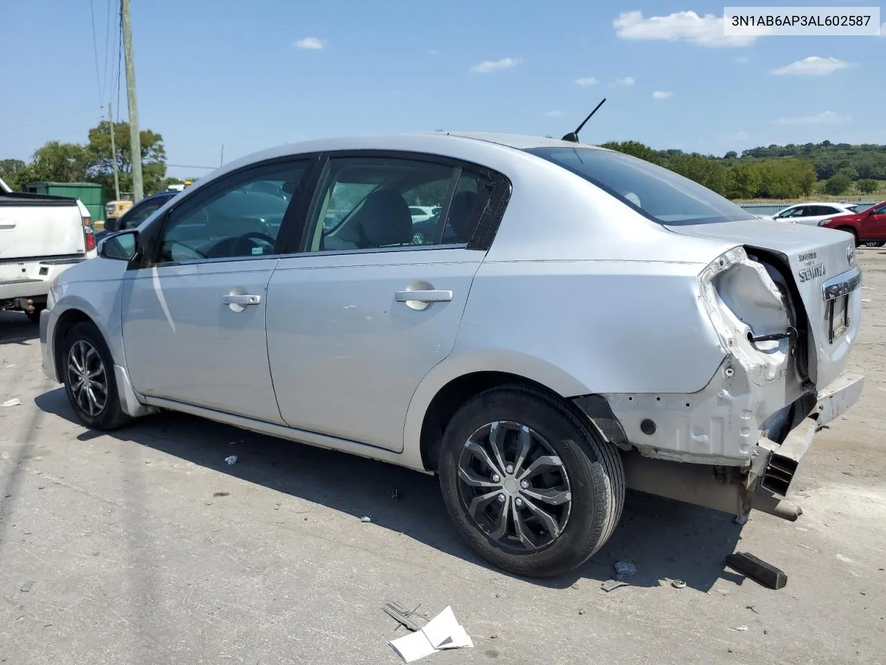 2010 Nissan Sentra 2.0 VIN: 3N1AB6AP3AL602587 Lot: 69183854