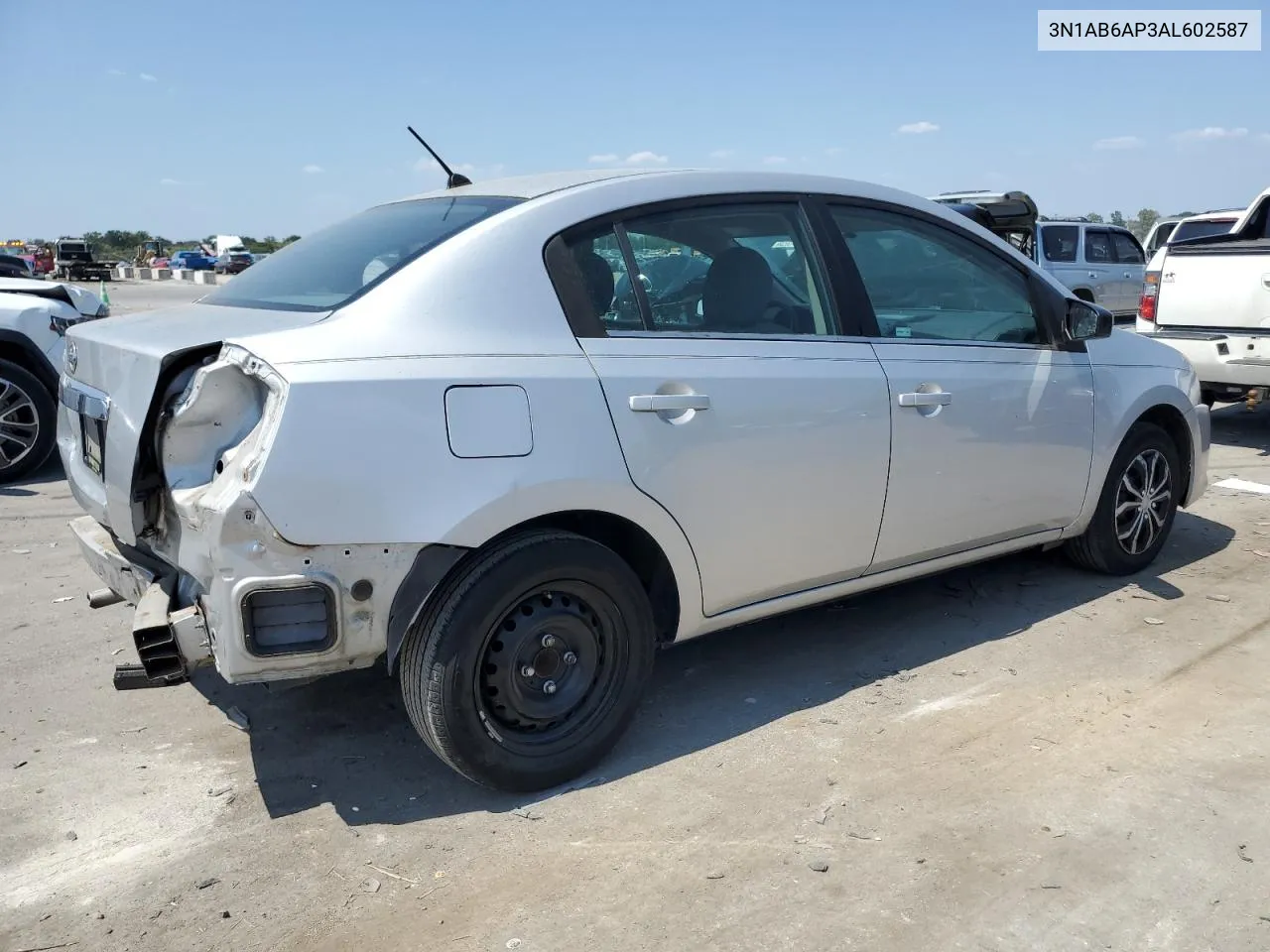 2010 Nissan Sentra 2.0 VIN: 3N1AB6AP3AL602587 Lot: 69183854