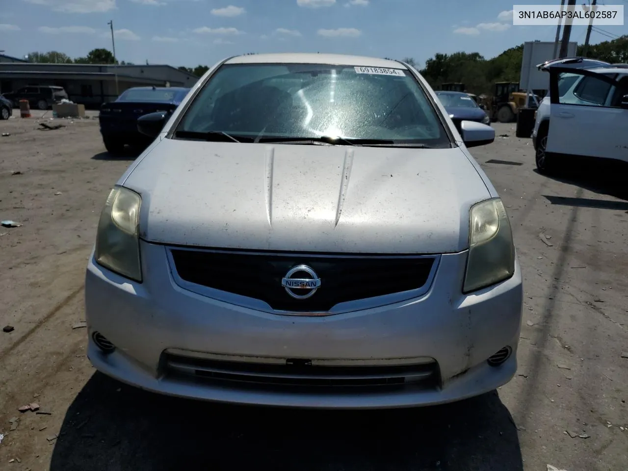 2010 Nissan Sentra 2.0 VIN: 3N1AB6AP3AL602587 Lot: 69183854