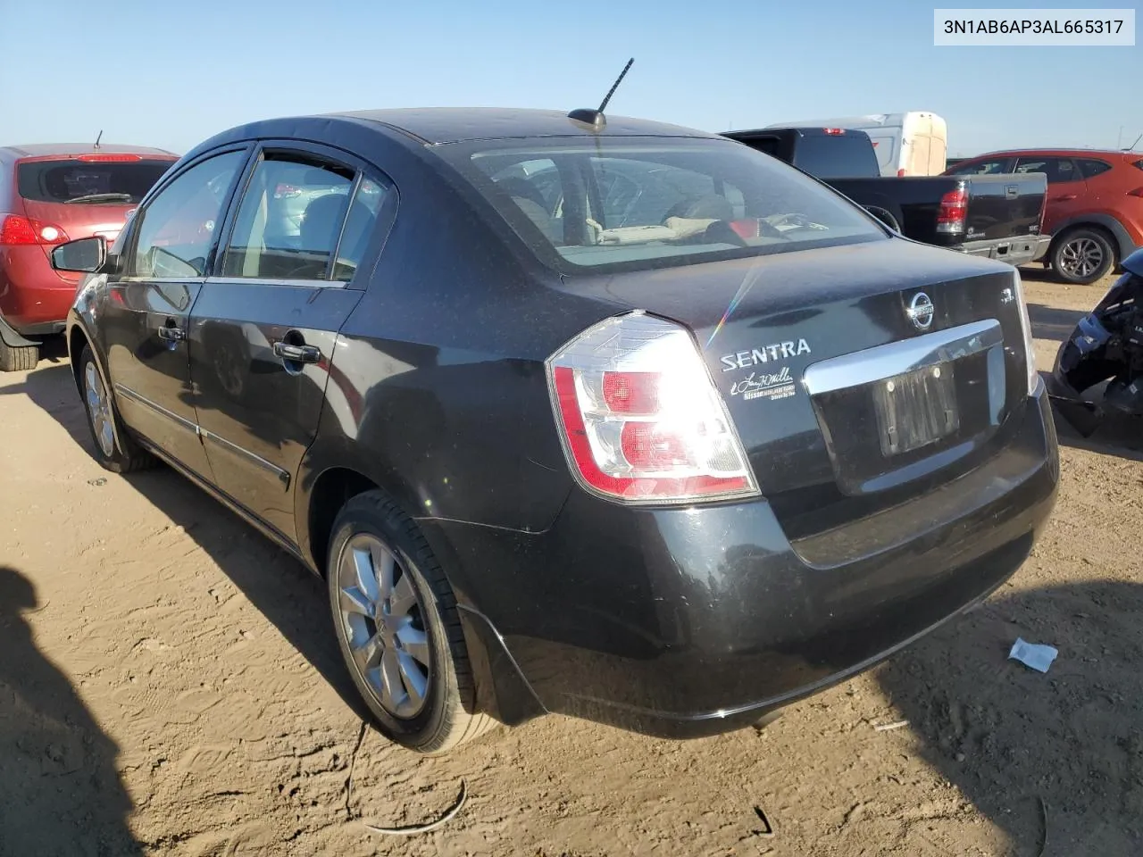 2010 Nissan Sentra 2.0 VIN: 3N1AB6AP3AL665317 Lot: 70015364