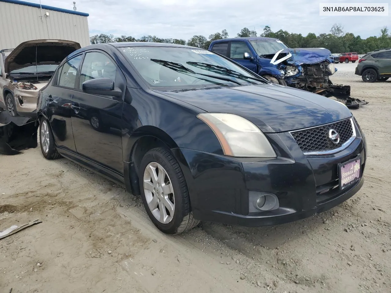 2010 Nissan Sentra 2.0 VIN: 3N1AB6AP8AL703625 Lot: 70035504