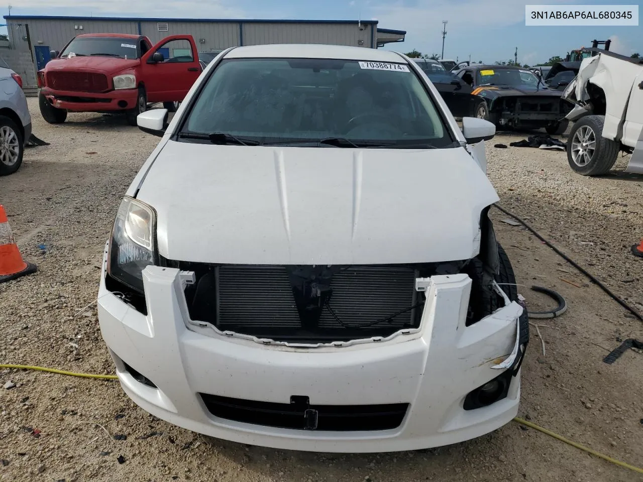 2010 Nissan Sentra 2.0 VIN: 3N1AB6AP6AL680345 Lot: 70388774