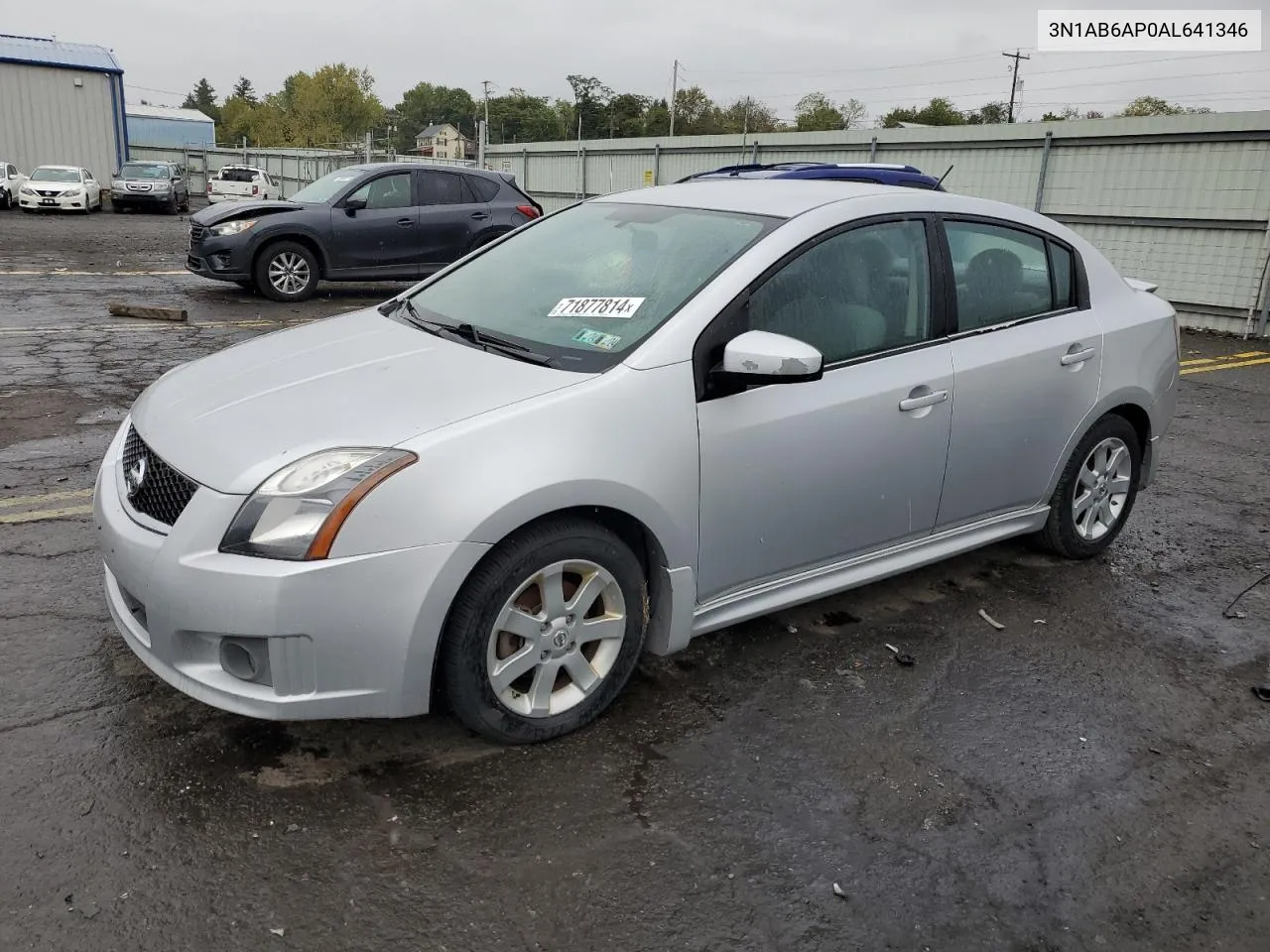 2010 Nissan Sentra 2.0 VIN: 3N1AB6AP0AL641346 Lot: 71877814