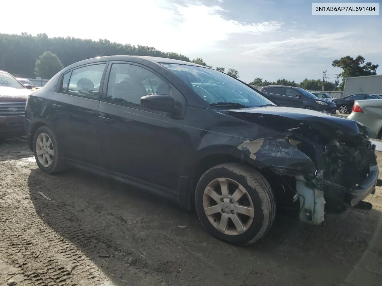 2010 Nissan Sentra 2.0 VIN: 3N1AB6AP7AL691404 Lot: 72690984