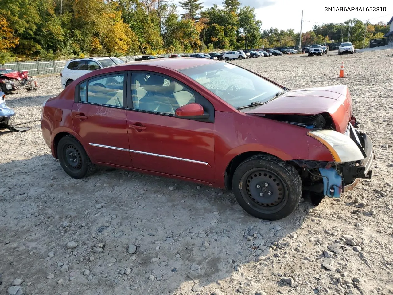 2010 Nissan Sentra 2.0 VIN: 3N1AB6AP4AL653810 Lot: 74568544