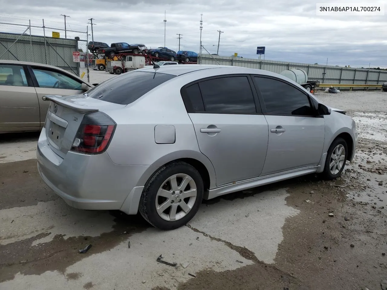 2010 Nissan Sentra 2.0 VIN: 3N1AB6AP1AL700274 Lot: 75349394