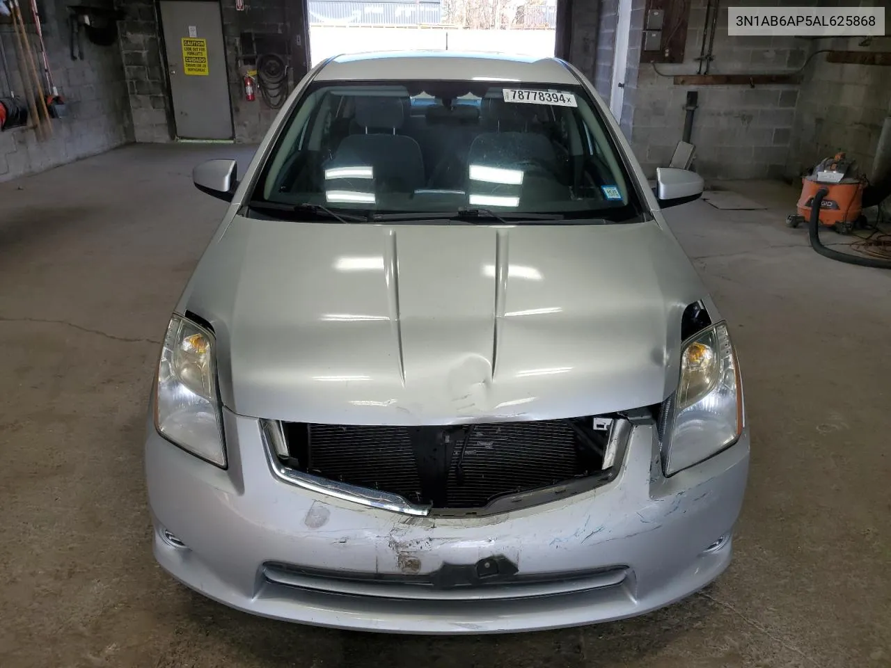 2010 Nissan Sentra 2.0 VIN: 3N1AB6AP5AL625868 Lot: 78778394