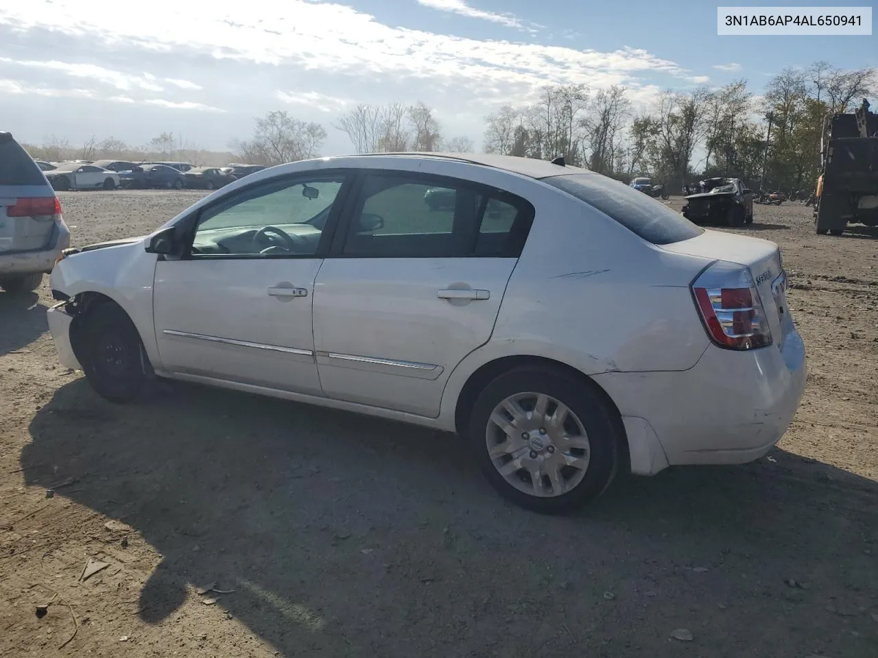 2010 Nissan Sentra 2.0 VIN: 3N1AB6AP4AL650941 Lot: 78779694