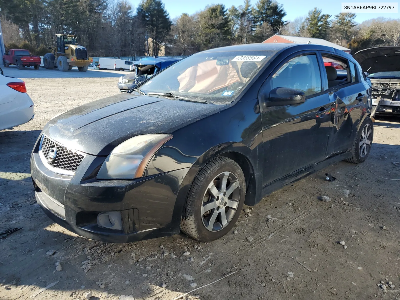 2011 Nissan Sentra 2.0 VIN: 3N1AB6AP9BL722797 Lot: 43059564