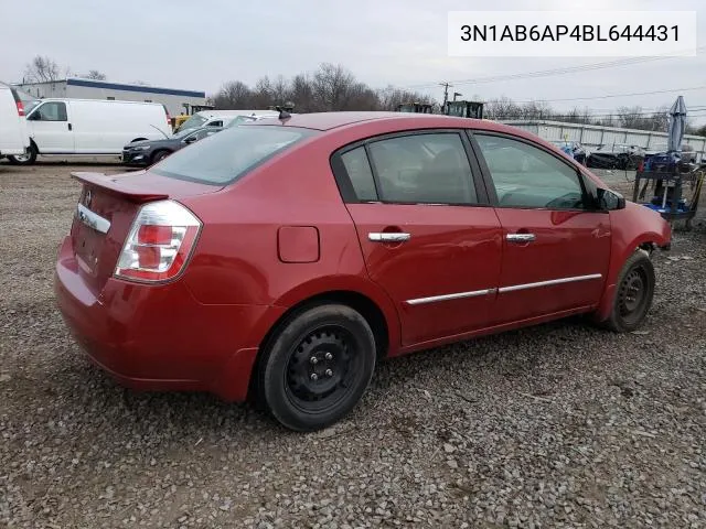 2011 Nissan Sentra 2.0 VIN: 3N1AB6AP4BL644431 Lot: 46360394