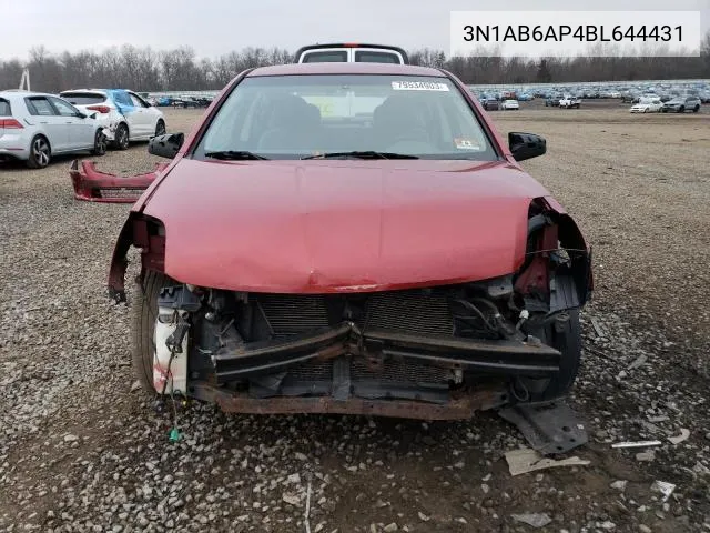 2011 Nissan Sentra 2.0 VIN: 3N1AB6AP4BL644431 Lot: 46360394