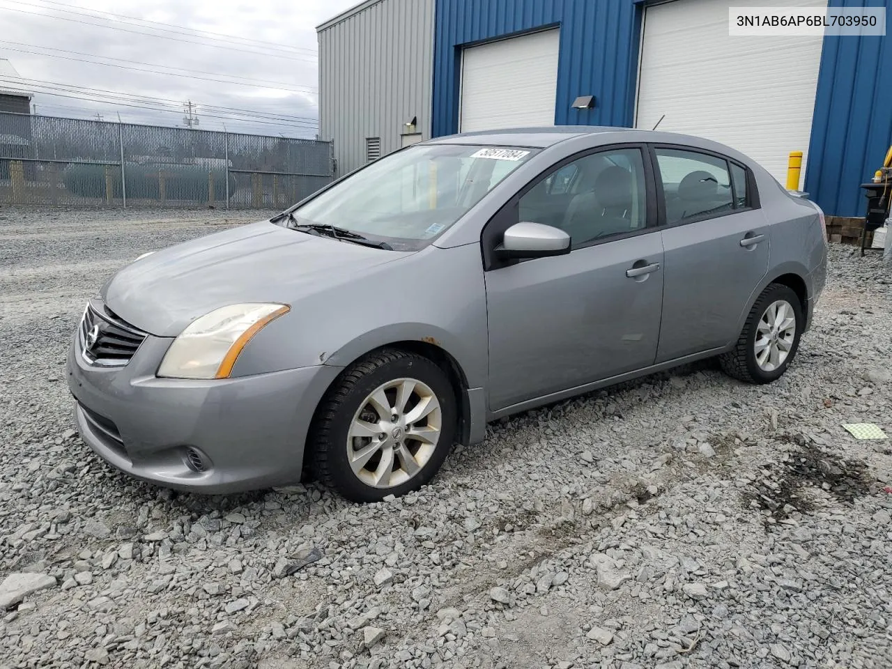 3N1AB6AP6BL703950 2011 Nissan Sentra 2.0