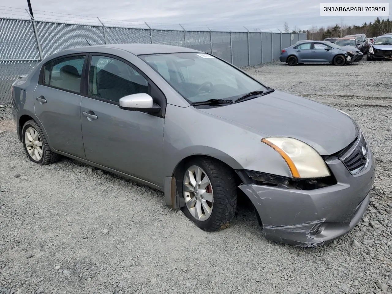 2011 Nissan Sentra 2.0 VIN: 3N1AB6AP6BL703950 Lot: 50517084