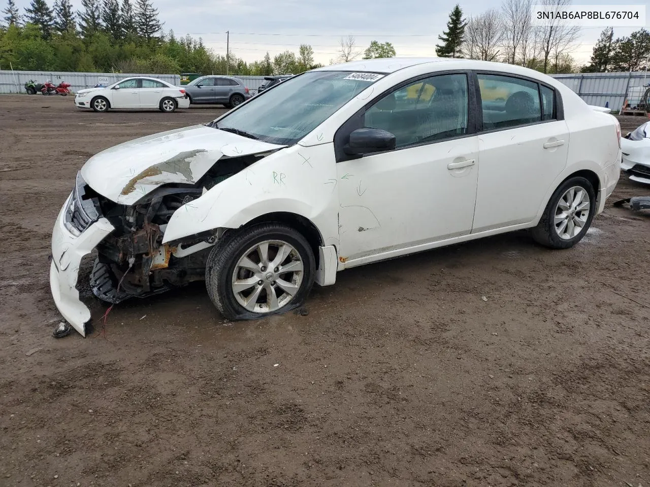 2011 Nissan Sentra 2.0 VIN: 3N1AB6AP8BL676704 Lot: 54684004