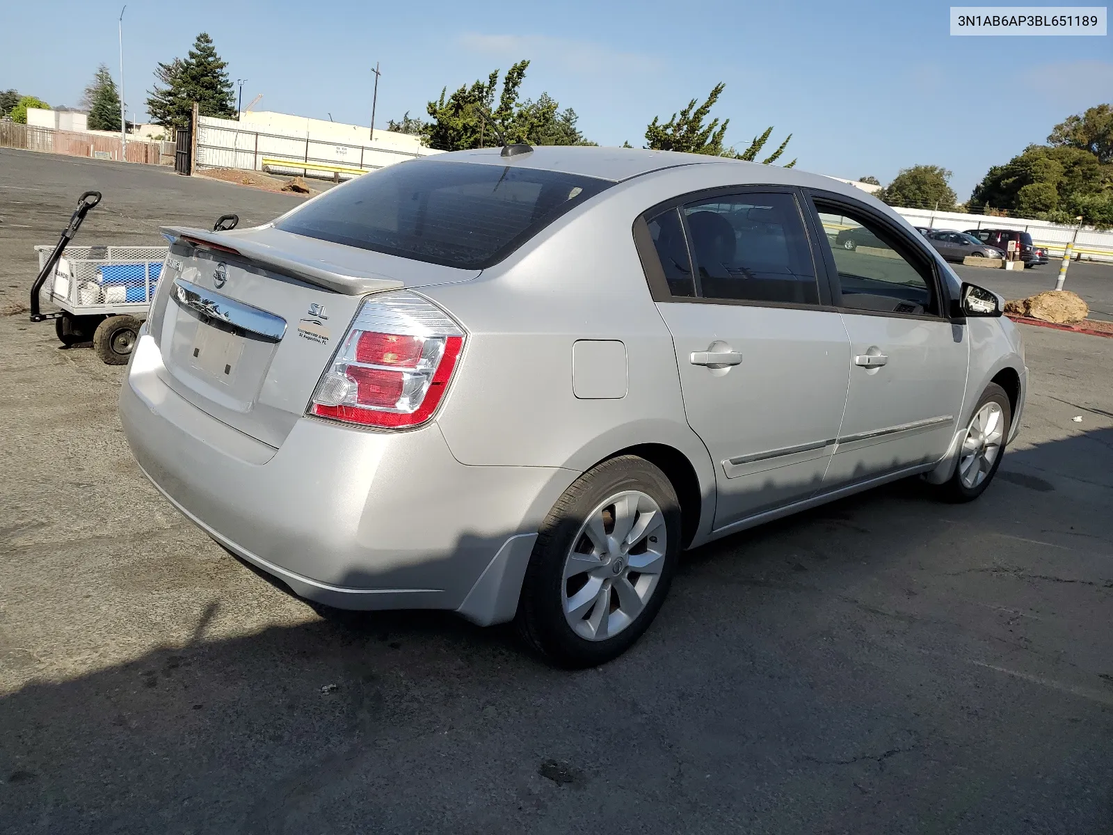 2011 Nissan Sentra 2.0 VIN: 3N1AB6AP3BL651189 Lot: 57572714