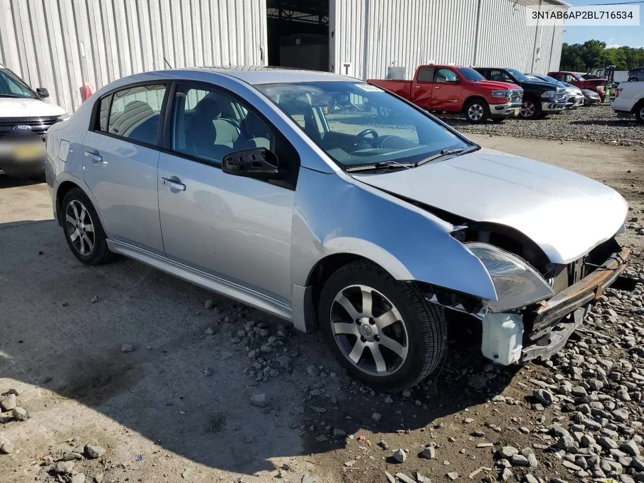 2011 Nissan Sentra 2.0 VIN: 3N1AB6AP2BL716534 Lot: 60050224