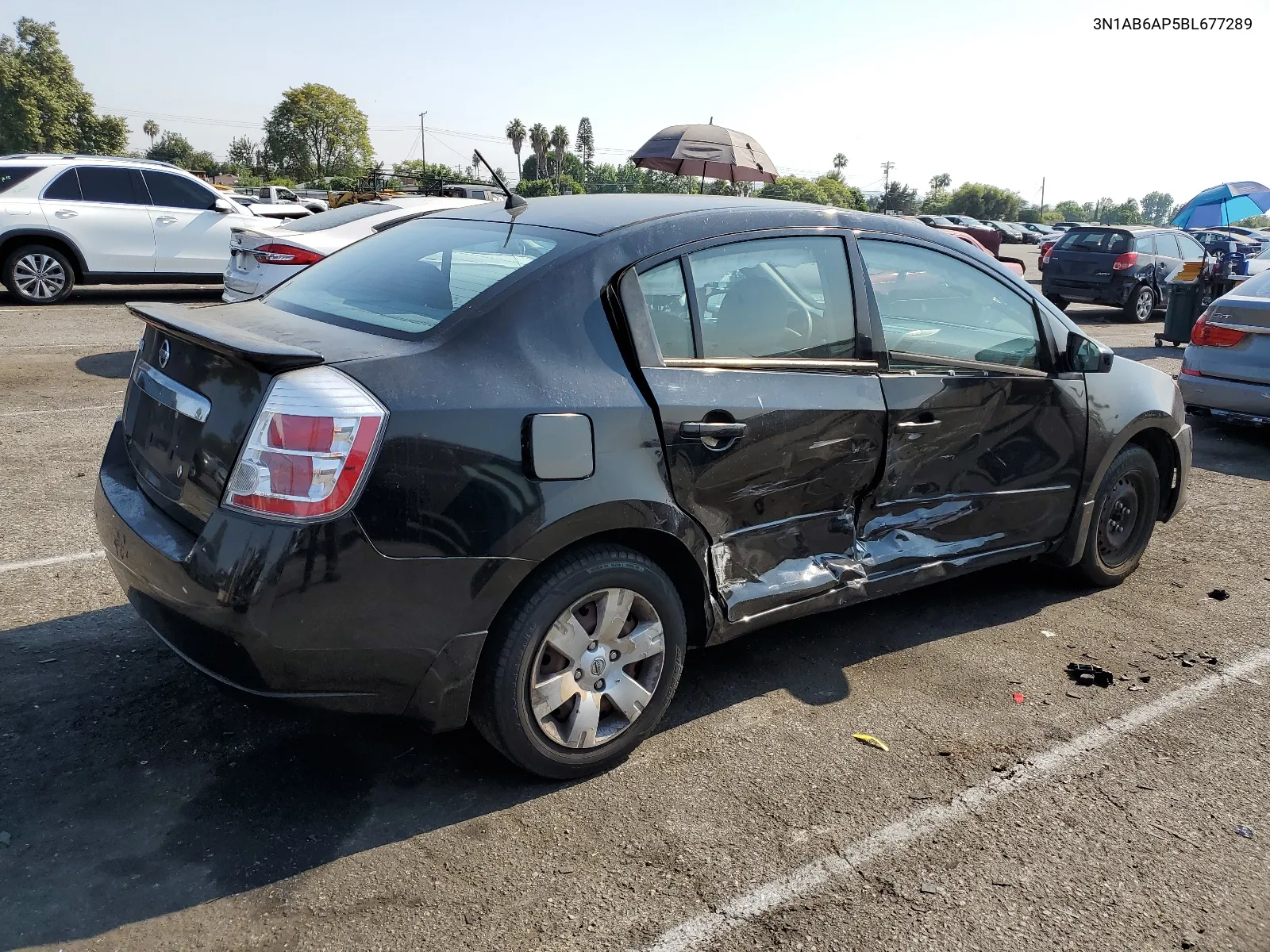 2011 Nissan Sentra 2.0 VIN: 3N1AB6AP5BL677289 Lot: 62957094