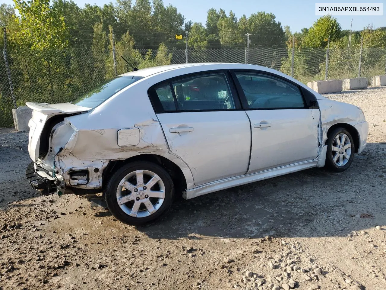 2011 Nissan Sentra 2.0 VIN: 3N1AB6APXBL654493 Lot: 66546324